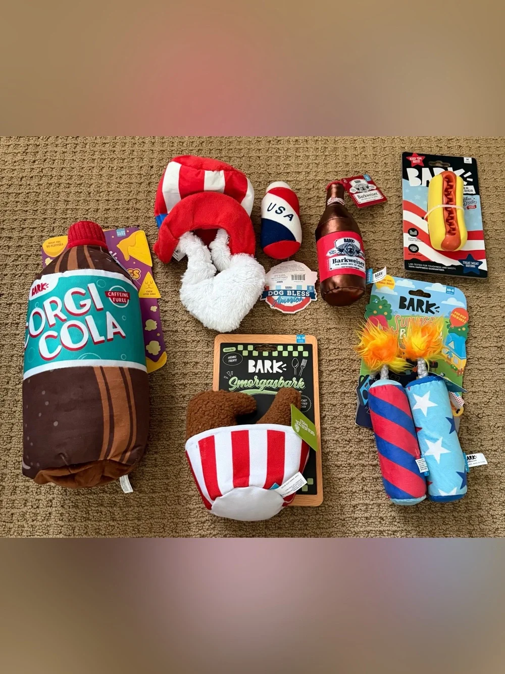 7 BARK Dog Toys Bundle | New With Tags